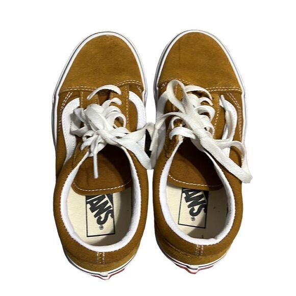 Vans Sneakers Men's Size 4 Woman's 5.5 Mustard Yellow Old Skool Suede Skater - Picture 7 of 11